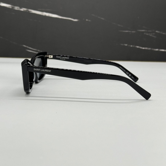 NEW SL 658 001 SAINT LAURENT BLACK SL658 001 WOMEN SUNGLASSES SAINT LAURENT - Picture 6 of 9